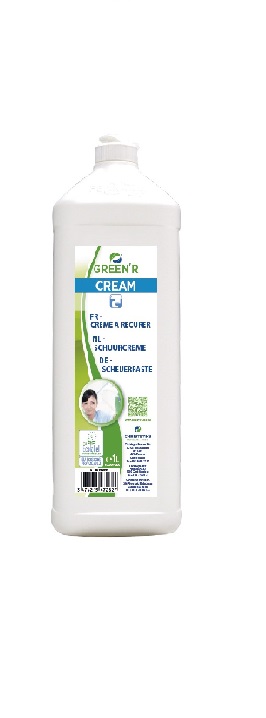 GREEN'R CREAM Créme à Récurer - Flacon de 1 L