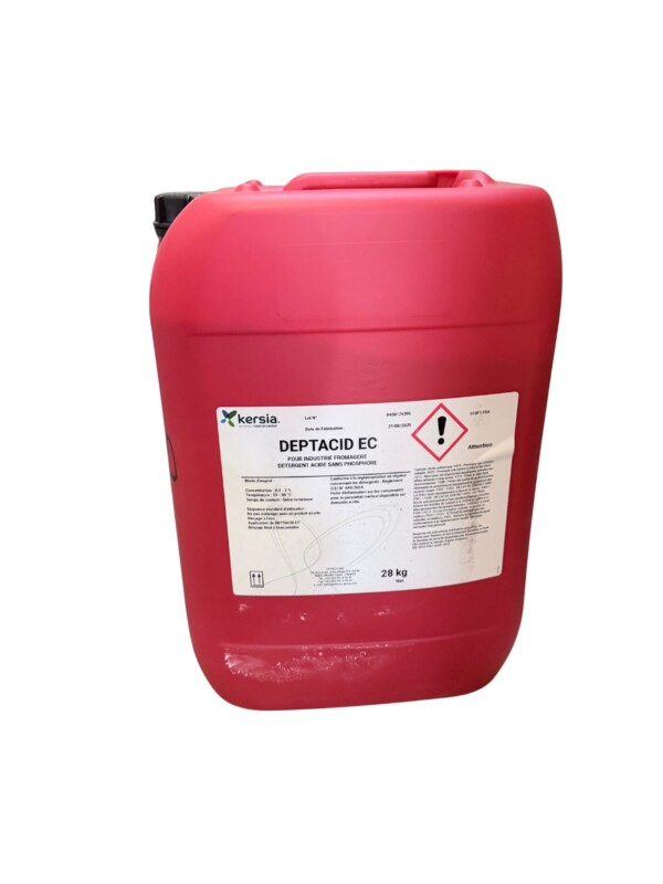 DEPTACID EC Détergent Acide Peu Moussant - Bidon de 28 kg