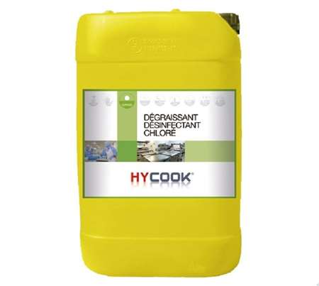 S-2in1 CL Dégraissant Désinfectant Chloré - Bidon de 5 L