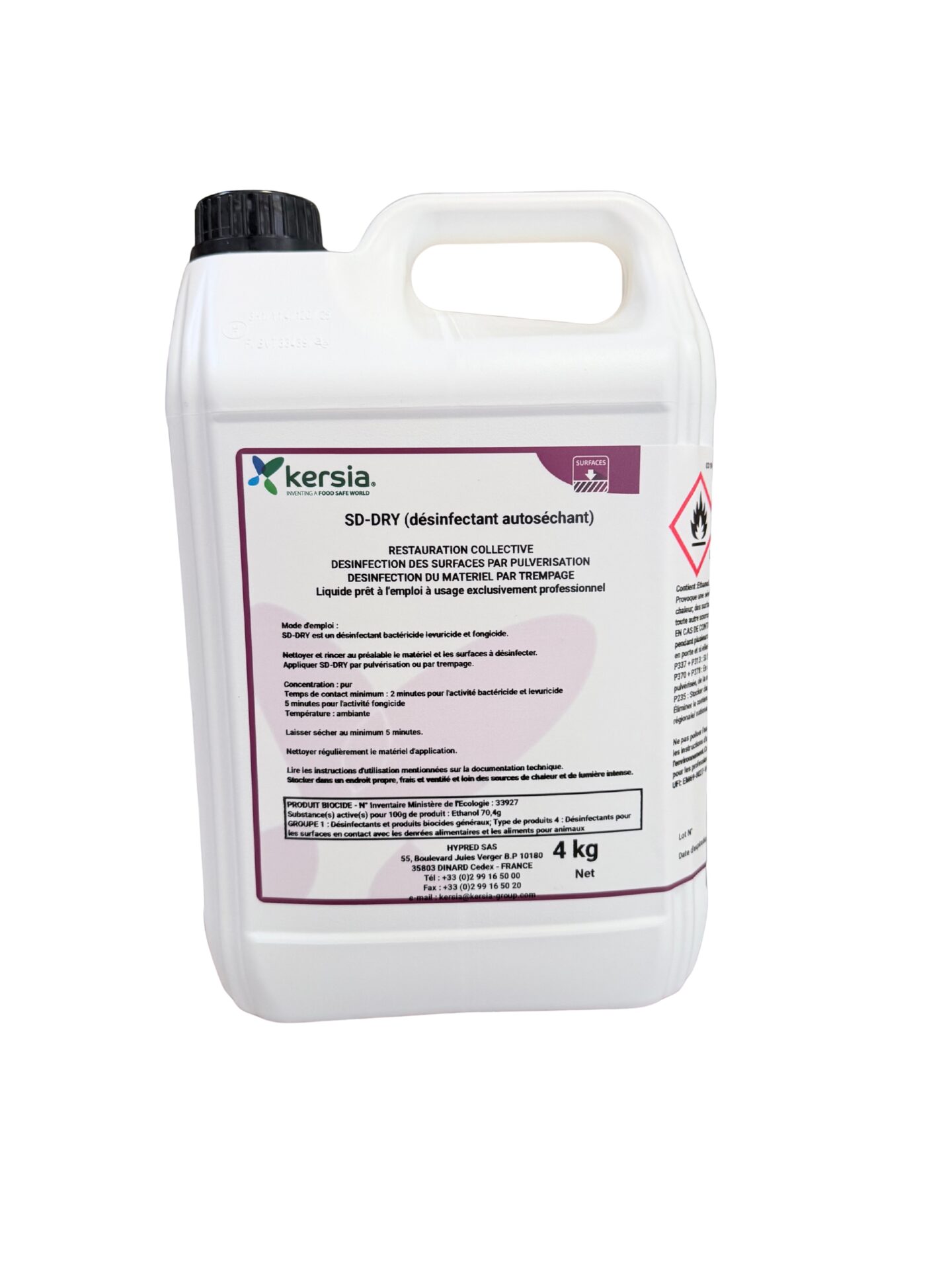 SD-DRY Désinfectant Bactéricide - Bidon de 5 L SD-DRY Désinfectant Bactéricide - Bidon de 5 L