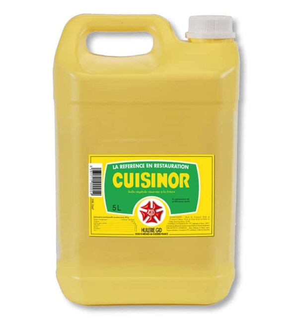 Huile Végétale Friture Cuisinor - Carton 4 x 5 L