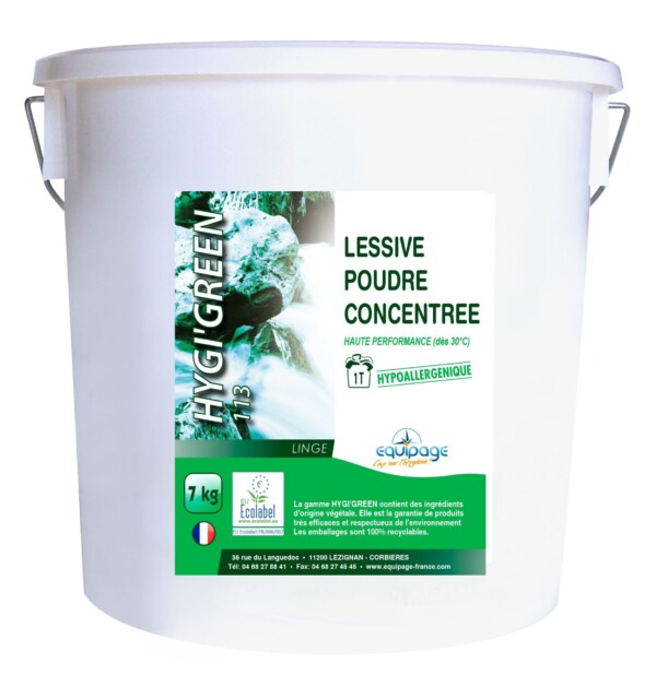 HYGI'GREEN 110 Poudre Lave-Vaisselle - Seau de 10 kg